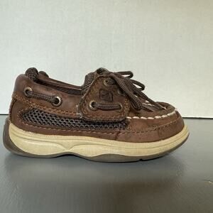 Sperry Topsider Boat Shoes Toddler Size 6M EUC
